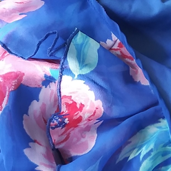 Floral off-the-shoulder ruffle mini dress - Picture 7 of 7